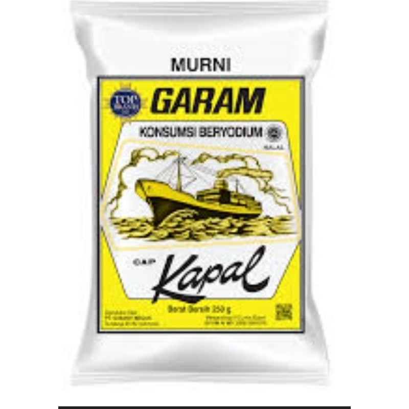 

Garam Yodium Cap Kapal 250 gr