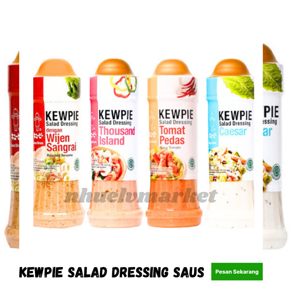 

Kelezatan Autentik dengan KEWPIE Salad Dressing|Saus Siram Premium| DRESSING SAUS SIRAM 200 ML