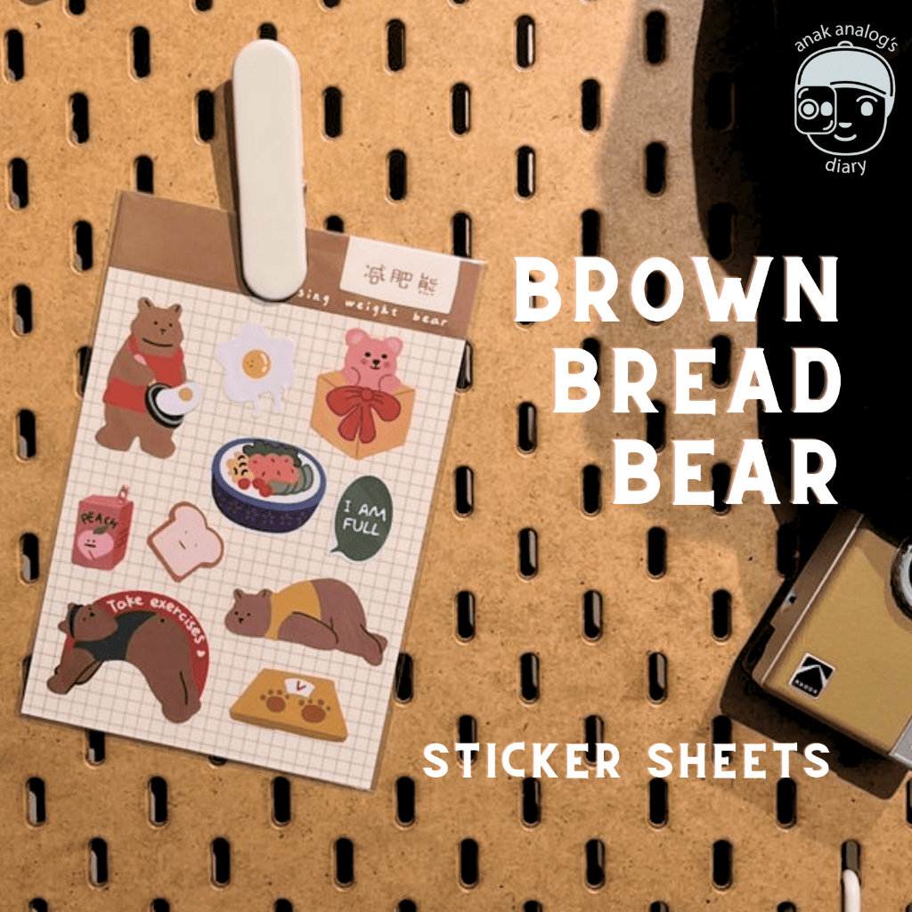 

Brown Bear Sticker Sheet