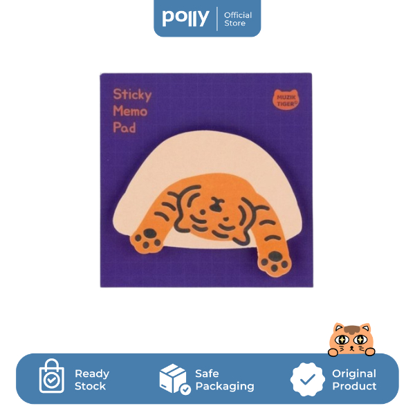 

Muzik Tiger Cozy Tiger Sticky Memo Pad premium