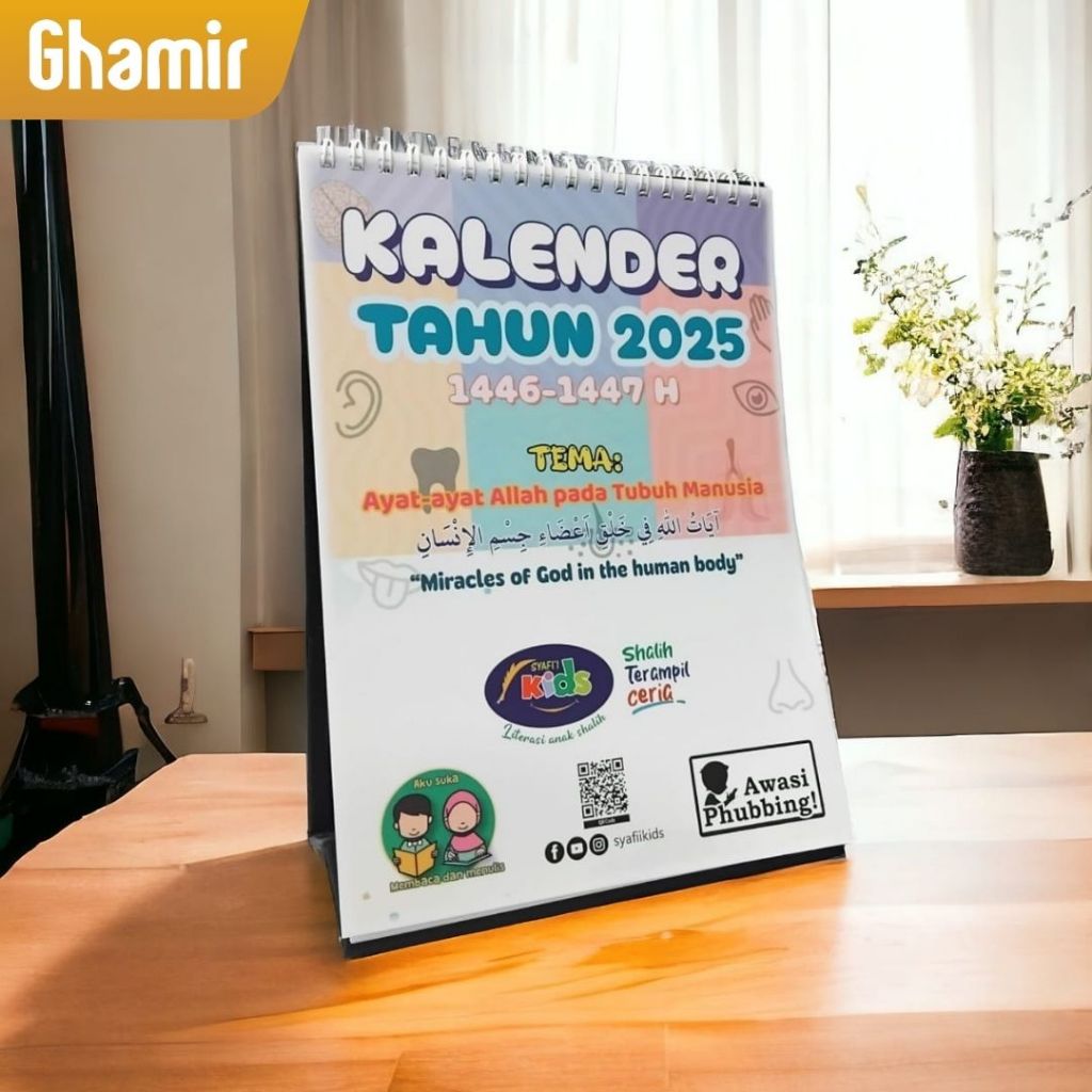 

Kalender Meja 2025 Edukasi Anak Shalih - Kalender Anak 2025 - Original Pustaka Imam Syafii