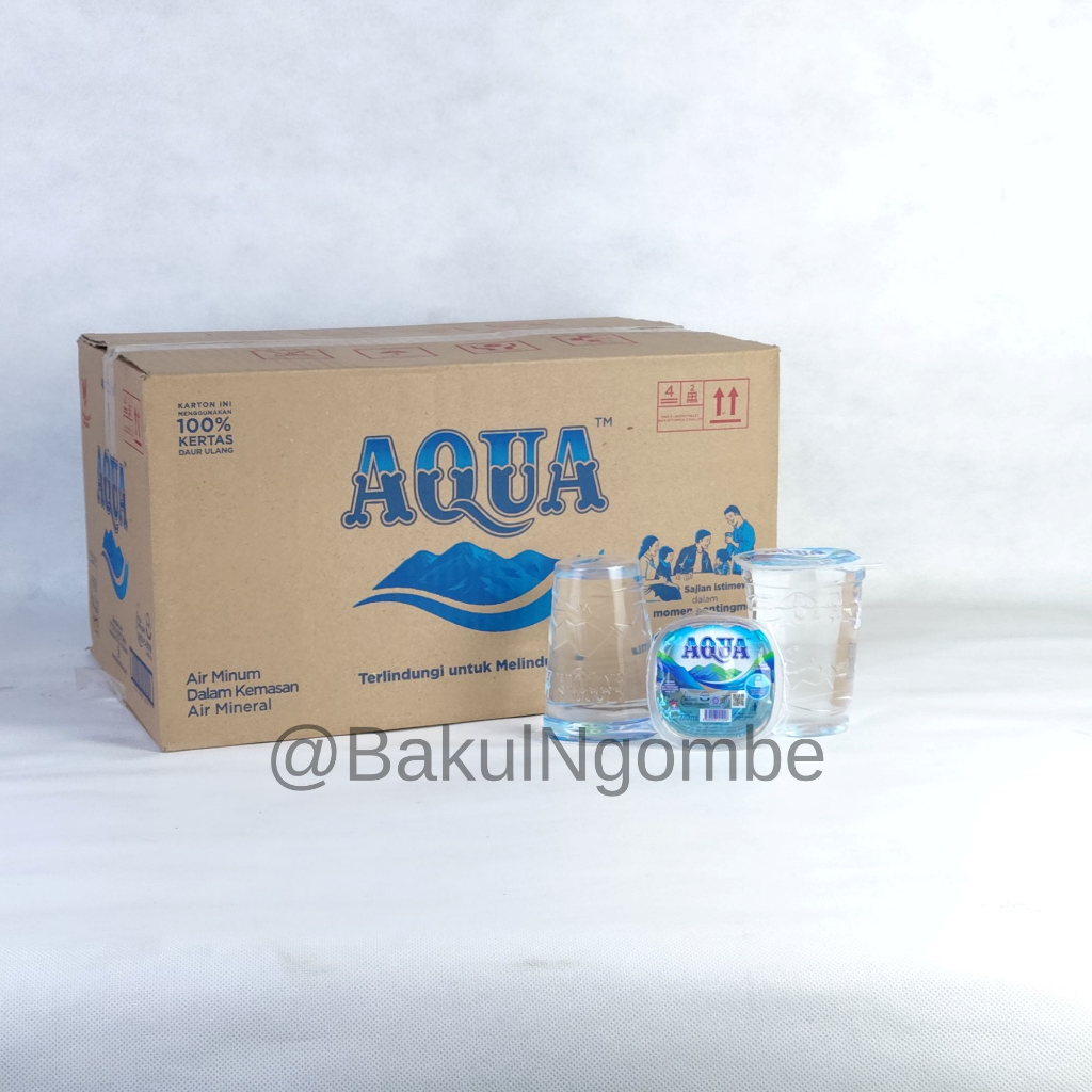 

AQUA GELAS 220 ML 1DUS ISI 48 CUP