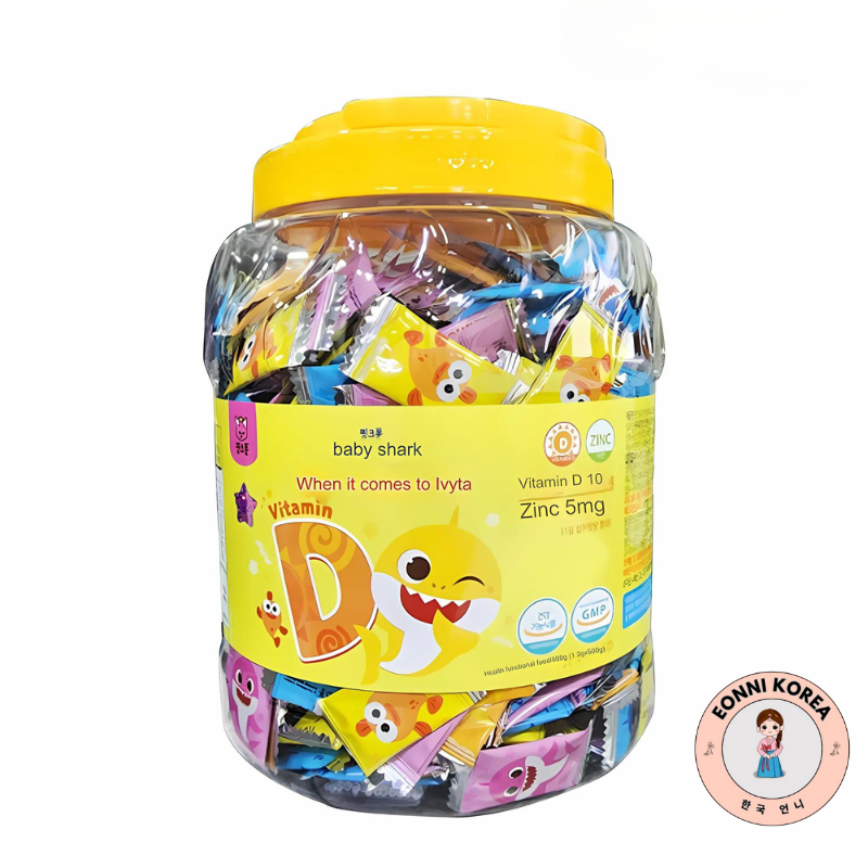 

[READY STOCK] Baby Shark Vita C D ZN - Permen Vitamin D For Kids (10 pcs)