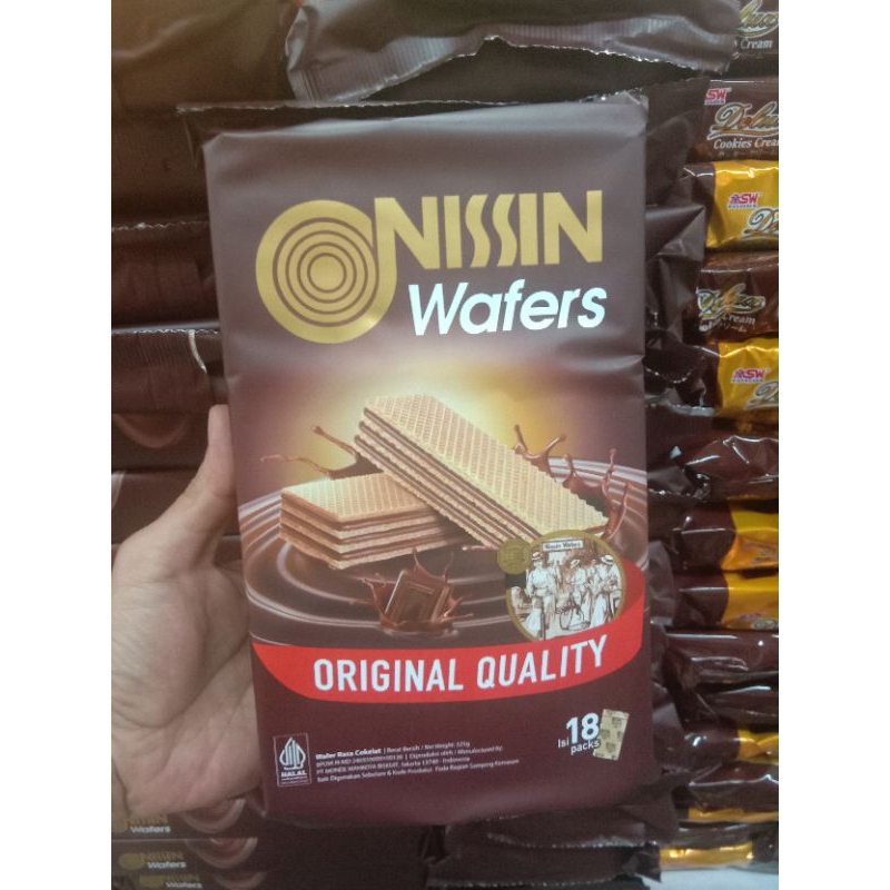 

Nissin wafer coklat 325g