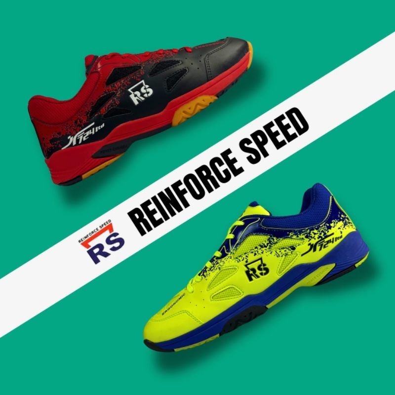 Sepatu Olahraga Pria RS JF Sepatu Voli Badminton Sepatu Pria Terbaru