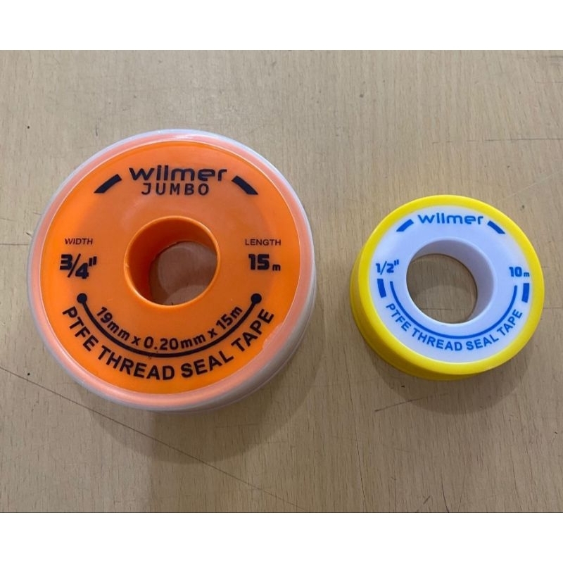 

Wilmer Seal Tape 1/2" 10 Meter/Seal Tape Keran 3/4" 15 Meter