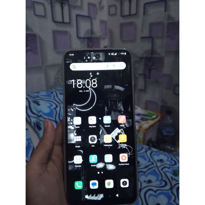 Redmi 12 fullset second ram 8+8/256 hp redmi second barang bagus murah