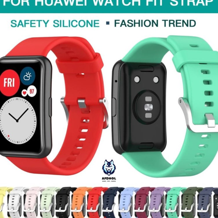 STRAP TALI SILICONE HUAWEI WATCH FIT SE SPECIAL EDITION 1 SOFT SILIKON SILICON RUBBER WRISTBAND HUAW