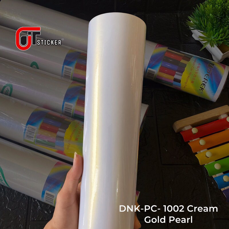 Skotlet putih lembayung gold sticker scotlite putih lembayung gold lembayung premium vinyl