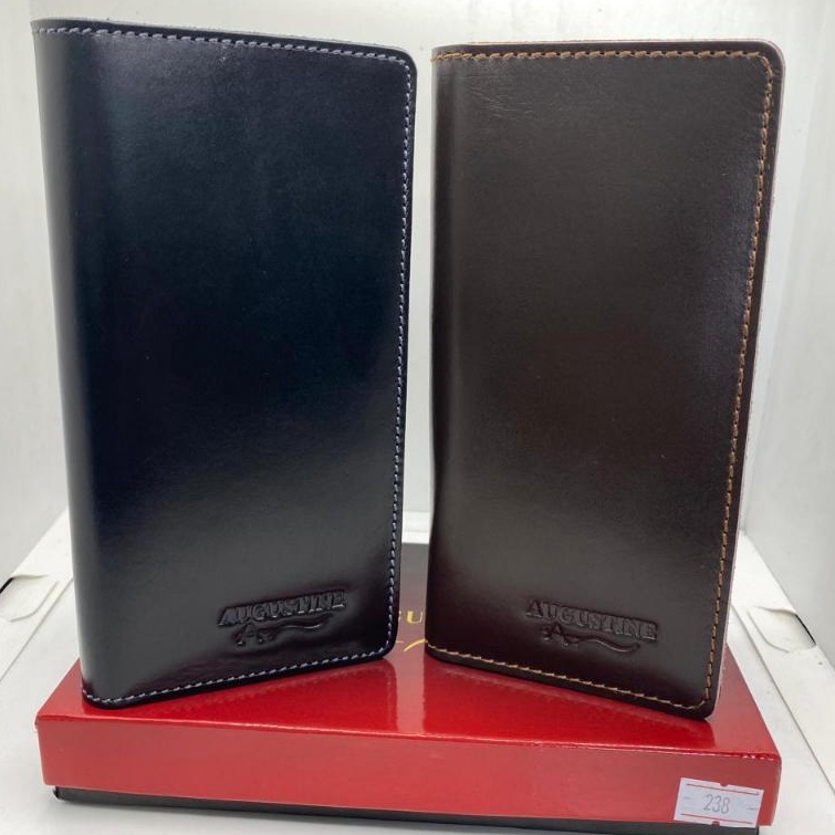 Dompet pria panjang lipat dua kulit kartu dan uang augustine ART G7P3
