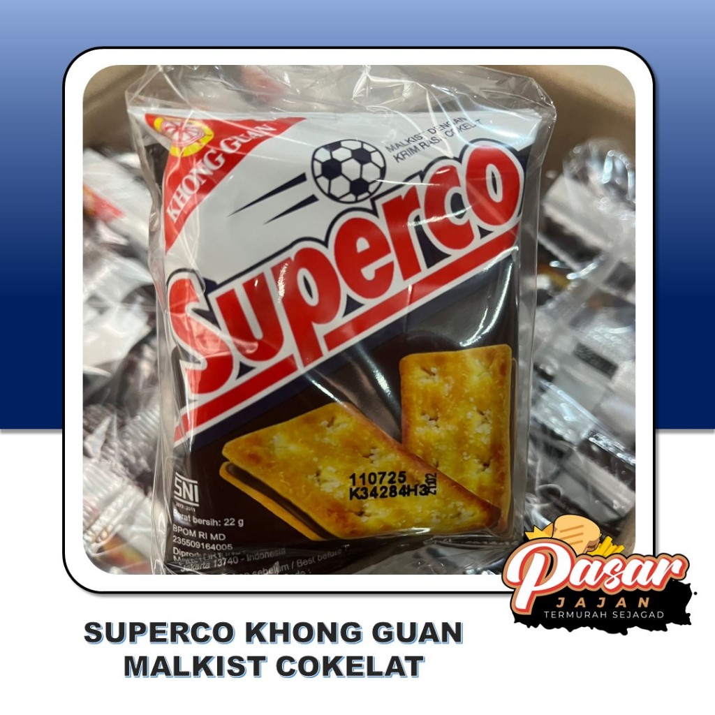 

Superco Khong Guan Malkist Cokelat Isi 10pcs x 22gr