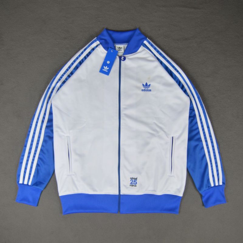 TRACKTOP ADIDAS WHITE LIST BLUE FIREBIRD