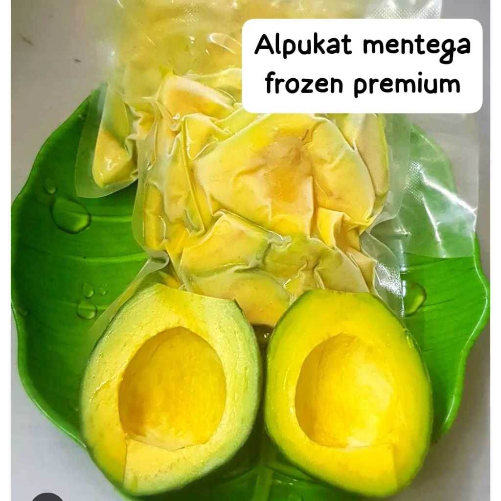 

ALPUKAT MENTEGA KUPAS BEKU / FROZEN - PREMIUM QUALITY BUAH KEMASAN SEGAR FRESH