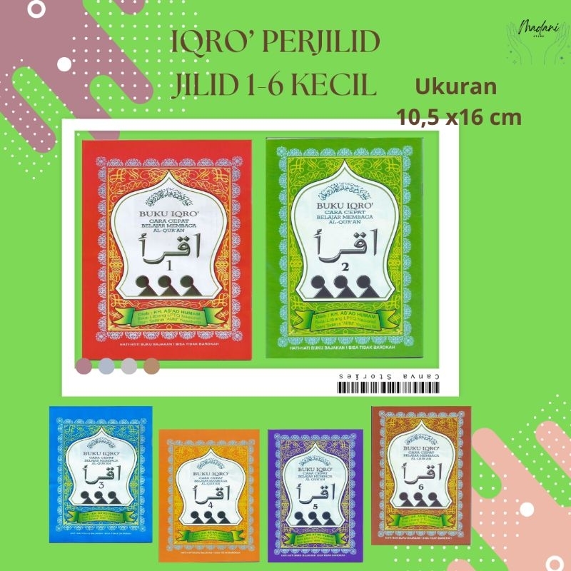 SET IQRO' KECIL 1 - 6