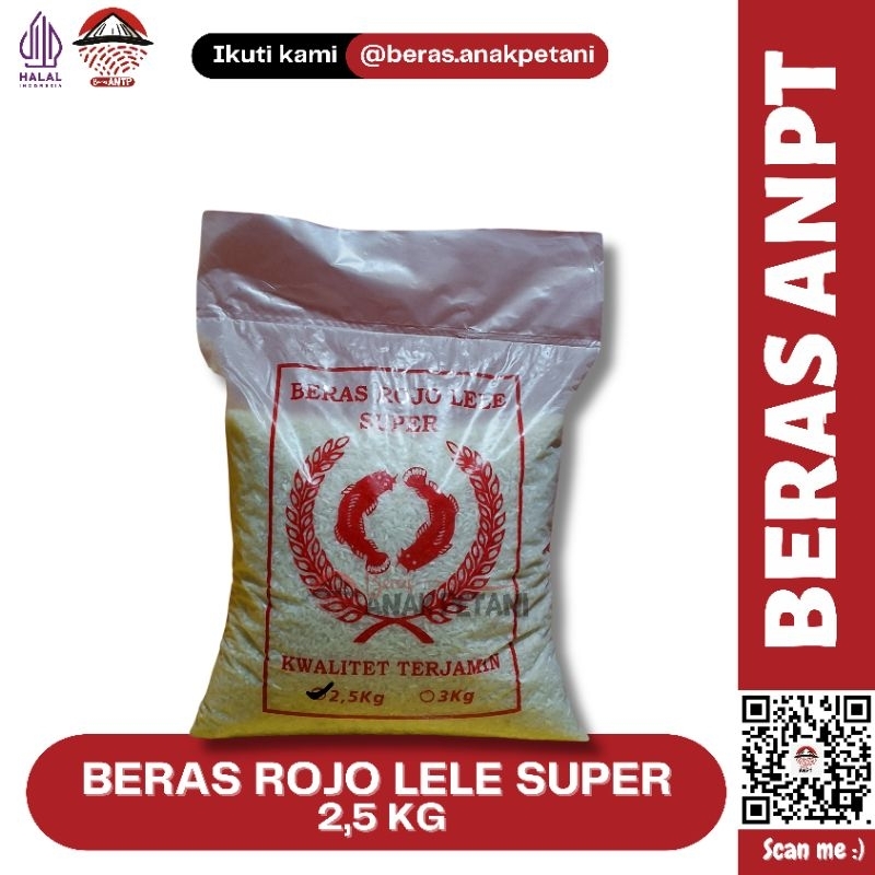 

Beras ROJO LELE SUPER 2,5 Kg / 3 Kg