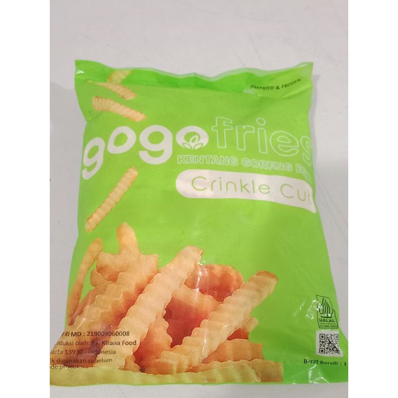 

kentang gogo crincle cut 1 kg