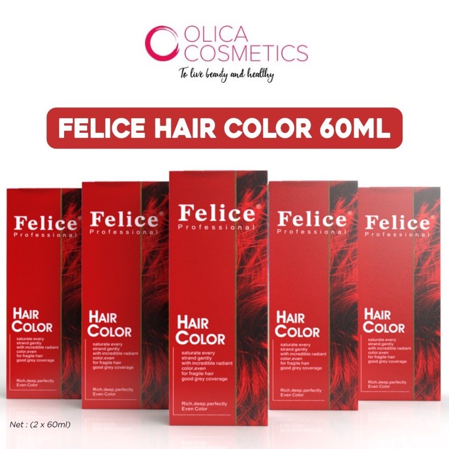 Mau Felice Hair Color Cat Rambut Felice Dus Merah ORIGINAL