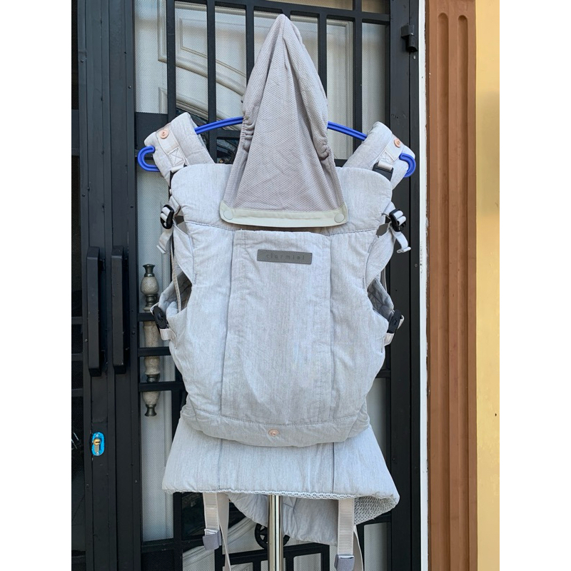 Gendongan Clarmiel Grey One touch light weight Preloved