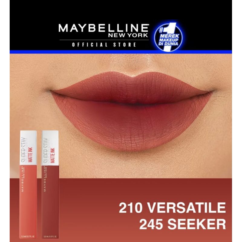 Maybelline new york Lip super stay matte ink 210 & 245