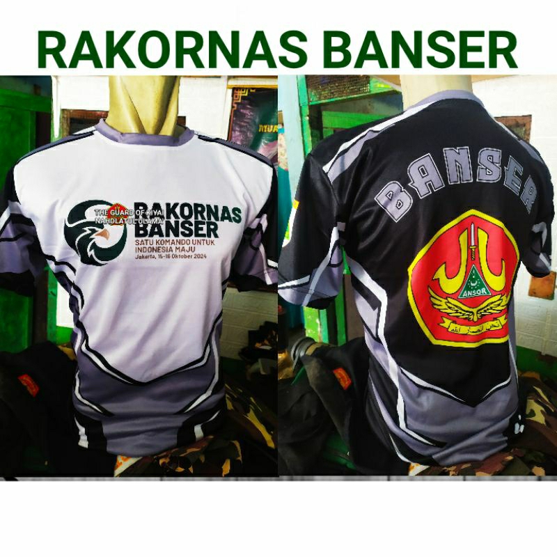 Kaos Banser Jersey RAKORNAS, BAGANA BALANTAS PROVOST BANSER