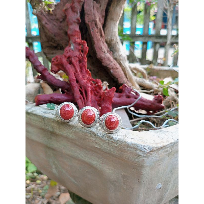 Akik batu marjan merah