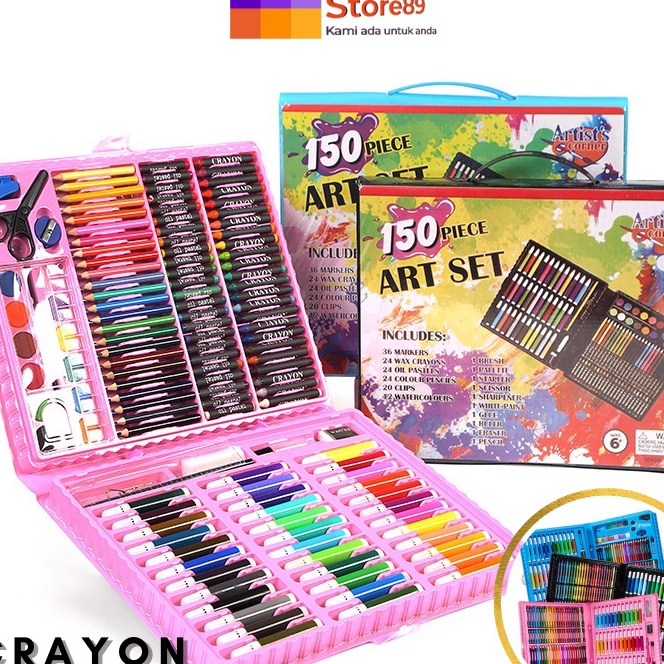 

KF7 DM89 PENSIL WARNA 15PCS ALAT TULIS SET CRAYON COLOURING SET 15PCS ART