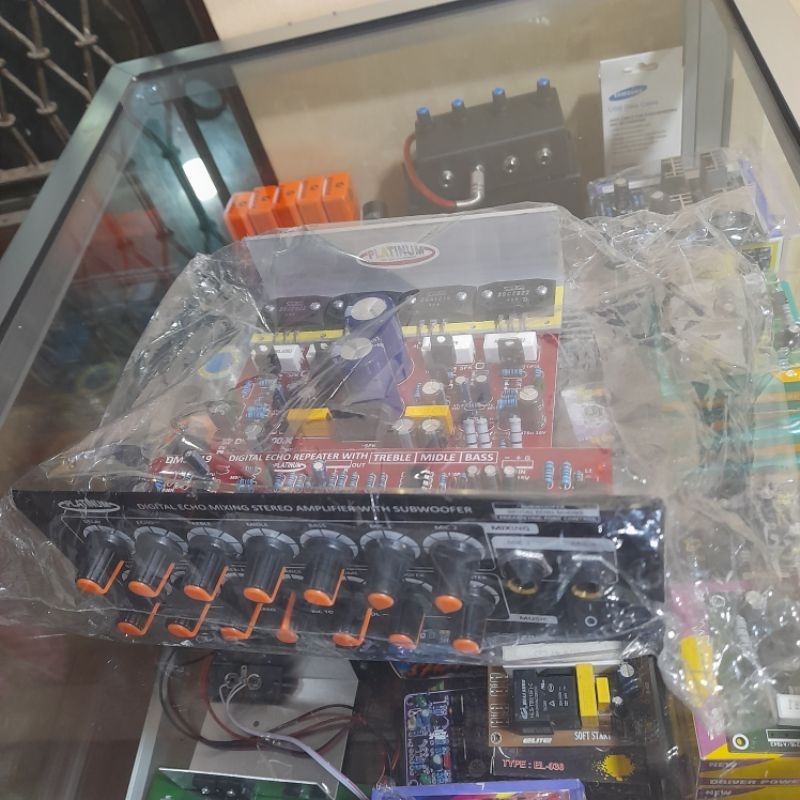 Kit Power Speaker Aktiv Stereo Fulset Mixer Final Sanken Stereo