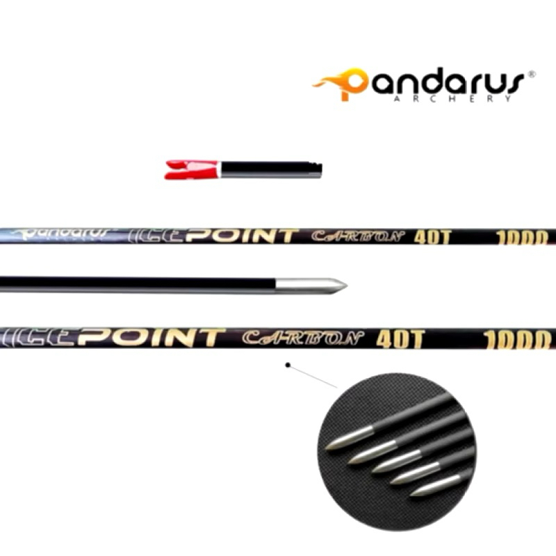 ARROW PANDARUS ICE POINT GOLD STRAIGHTNESS 0.001 40T CARBON