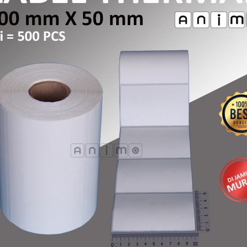 

Istimewa LABEL BARCODE THERMAL 1X5 MM LABEL THERMAL 1 x 5 MM 1X5 CM isi PCS