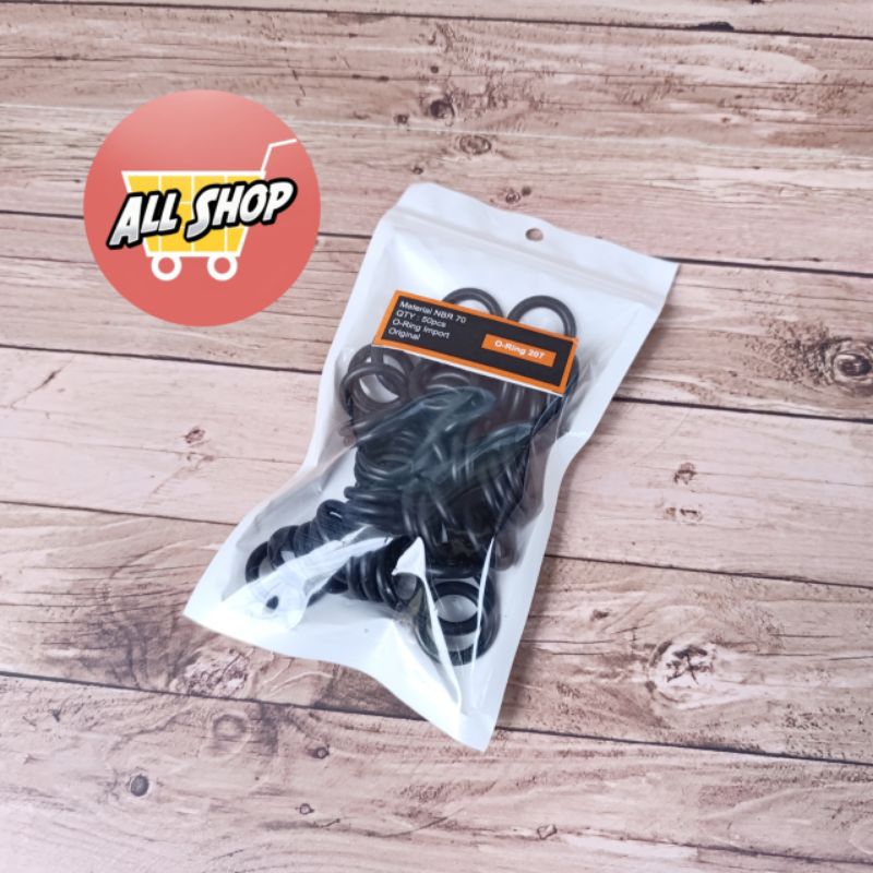Oring satuan kode 207 Oring Seal NBR70 1Pak isi 50pcs
