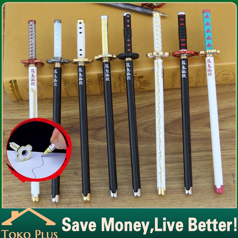 

ART A6B Pena pulpen pedang Sword demon slayer Pen Anime Demon Slayer Kimetsu no Yaiba