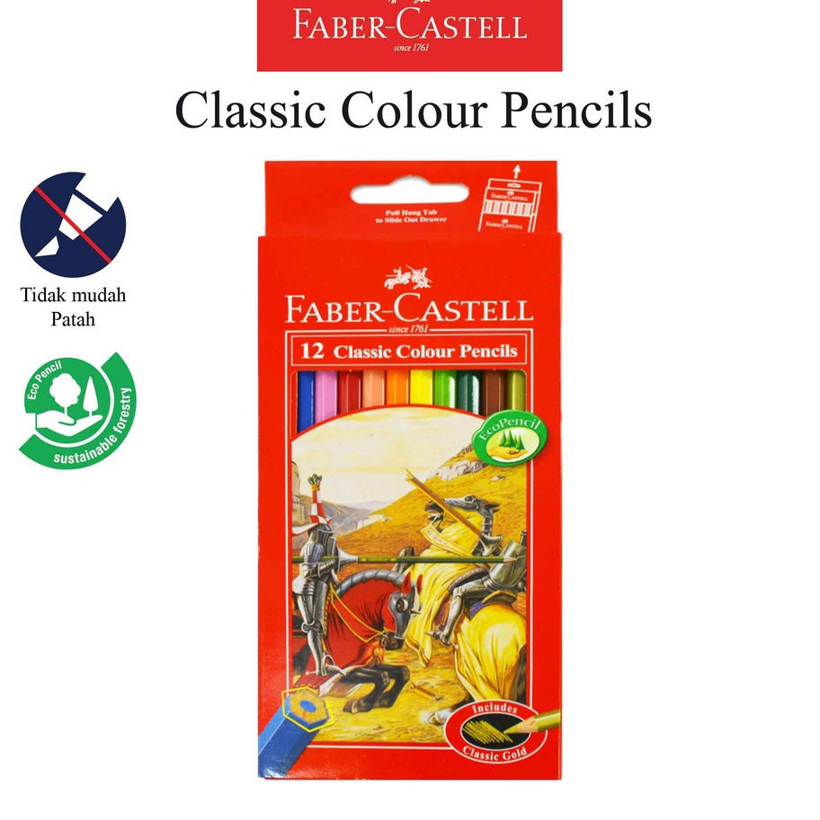 

Pilihan Pensil Warna Faber Castell Classic 12 Warna Classic Colour Pencil Ukuran Panjang