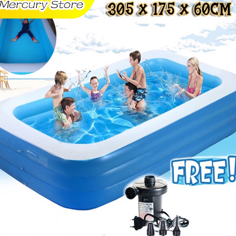 Paket Hemat Kolam Renang Anak Jumbo 3 MeterKolam Renang MainanKolam Renang Anak 3 RingMainan Kolam R