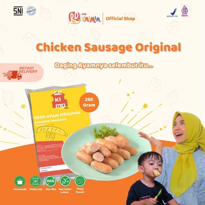 

Radaza D'Mamam - Chicken Sausage Original (Sosis Ayam Original)