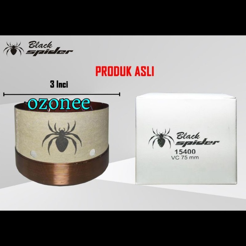 spul speaker voice coil 75mm 3 inch 154 blackspider ginal