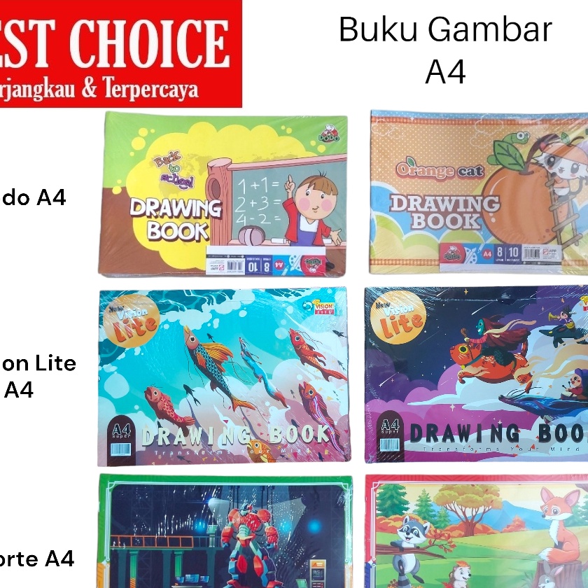 

Murah Buku Gambar DODO Vision Forte A4 8 lembar 1 pcs