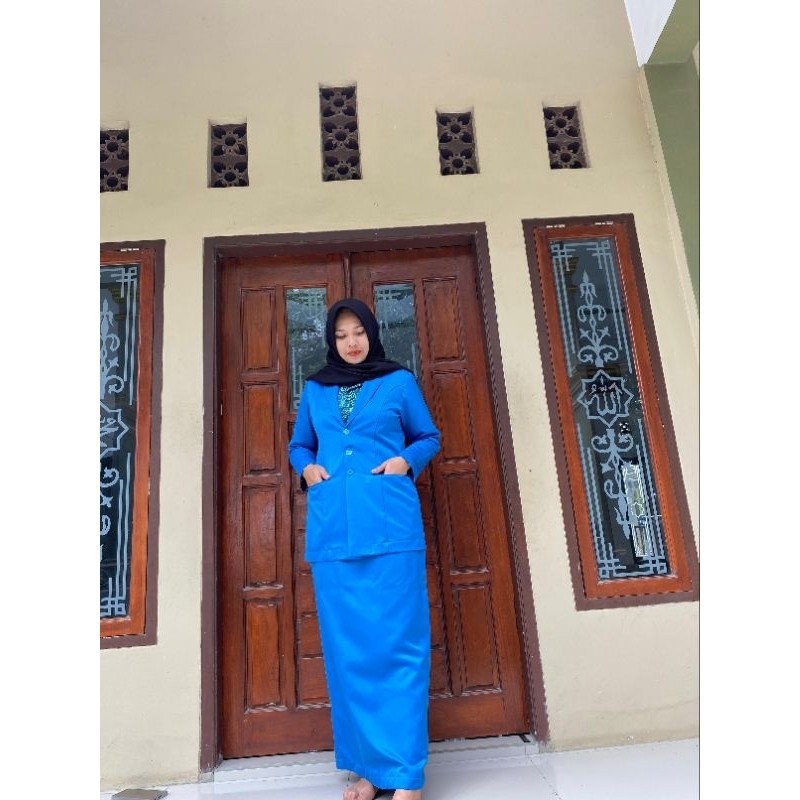 PREMIUM SERAGAM PKK NASIONAL WARNA BIRU TOSKA/SERAGAM IGTKI