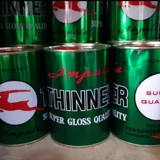 

Wah Thinner pengencer cat minyak Impala dan thiner 1 lite