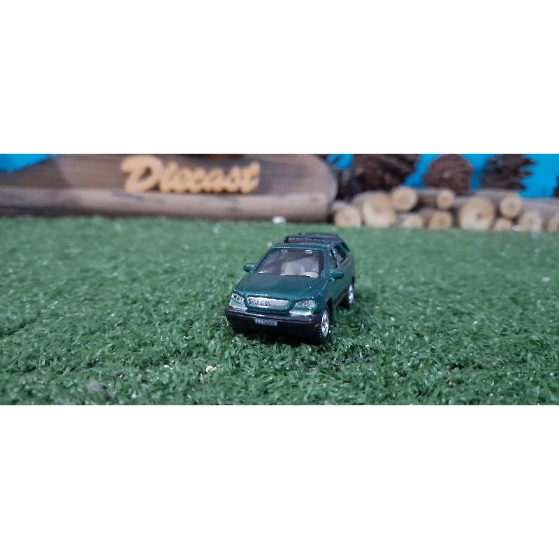 Diecast Miniatur Lexus RX300 hijau skala 1:72
