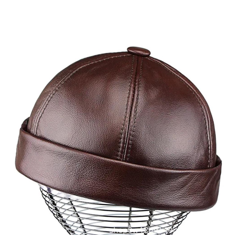 Update Favorit TOPI PRIA MODEL PECI KULIT ASLI