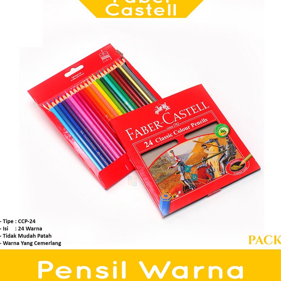 

Pilihan Faber Castell Pencil Color Classic 24 Warna Set