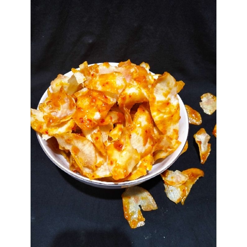 

chomel chips kripik singkong pedas manis