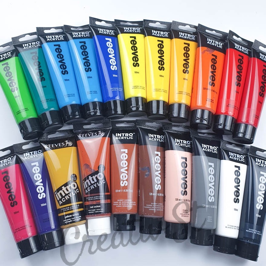 

Cashback REEVES Intro Cat Acrylic 12 Ml Paint Acrylic Colour Part 1 Cat Akrilik Satuan
