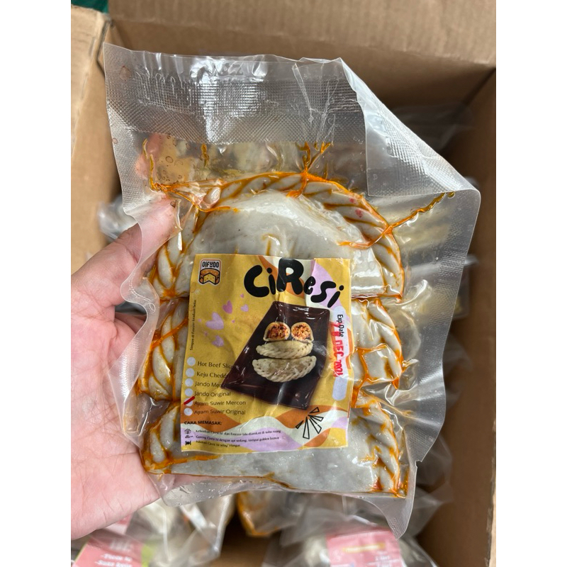 

Cireng Isi Jando Ayam Mercon Keju isi 3pcs