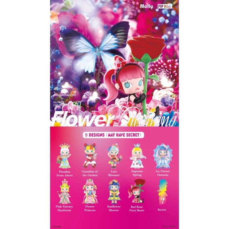 (SELECTED) MOLLY x Mika Ninagawa Flower Dreaming ORI Pop Mart