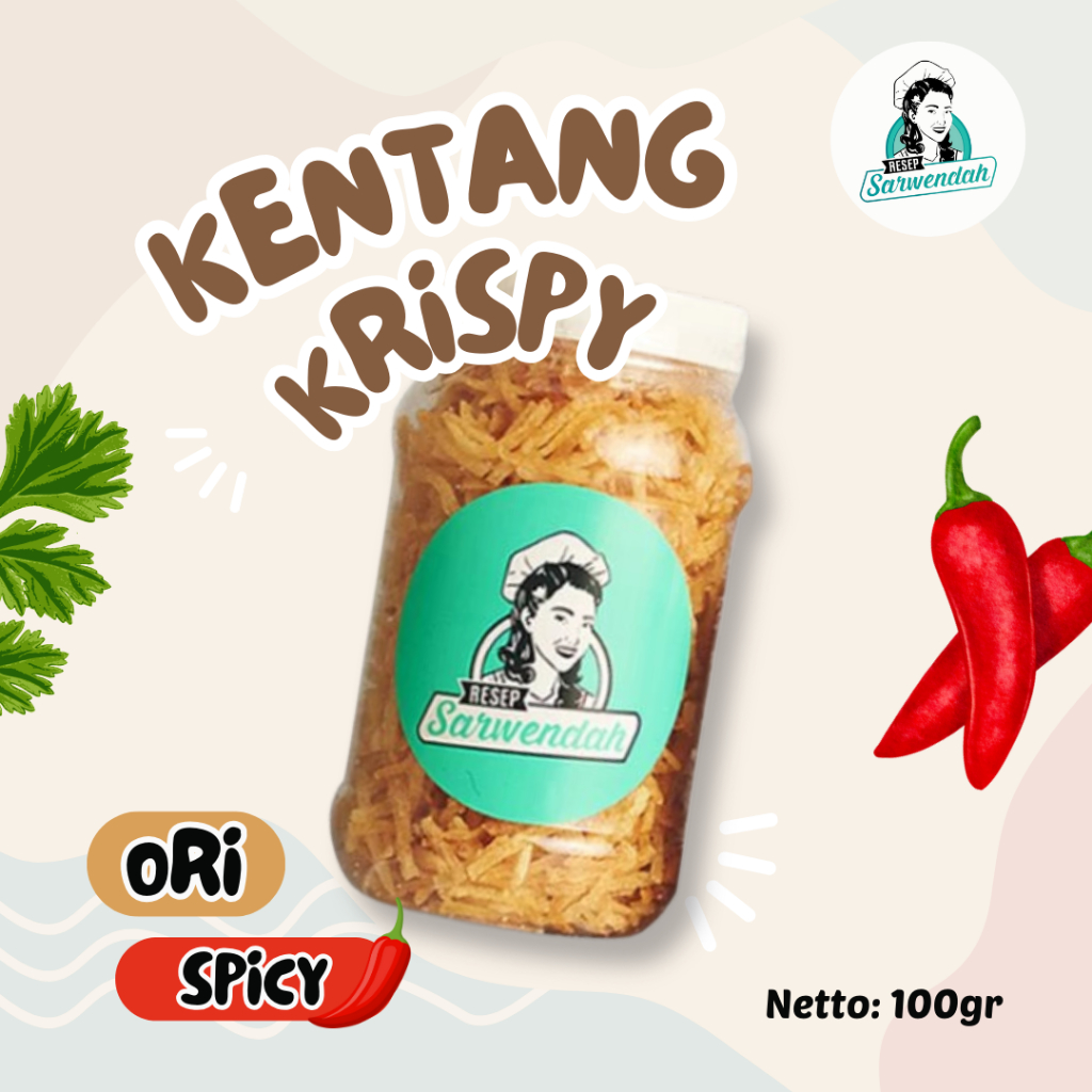 

Resep Sarwendah - Kentang Krispy (Original/Spicy)