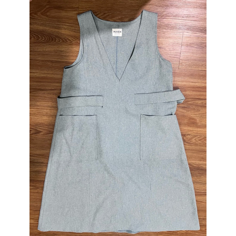 MAVEN Kellan Dress in Faded Blue - PRELOVED