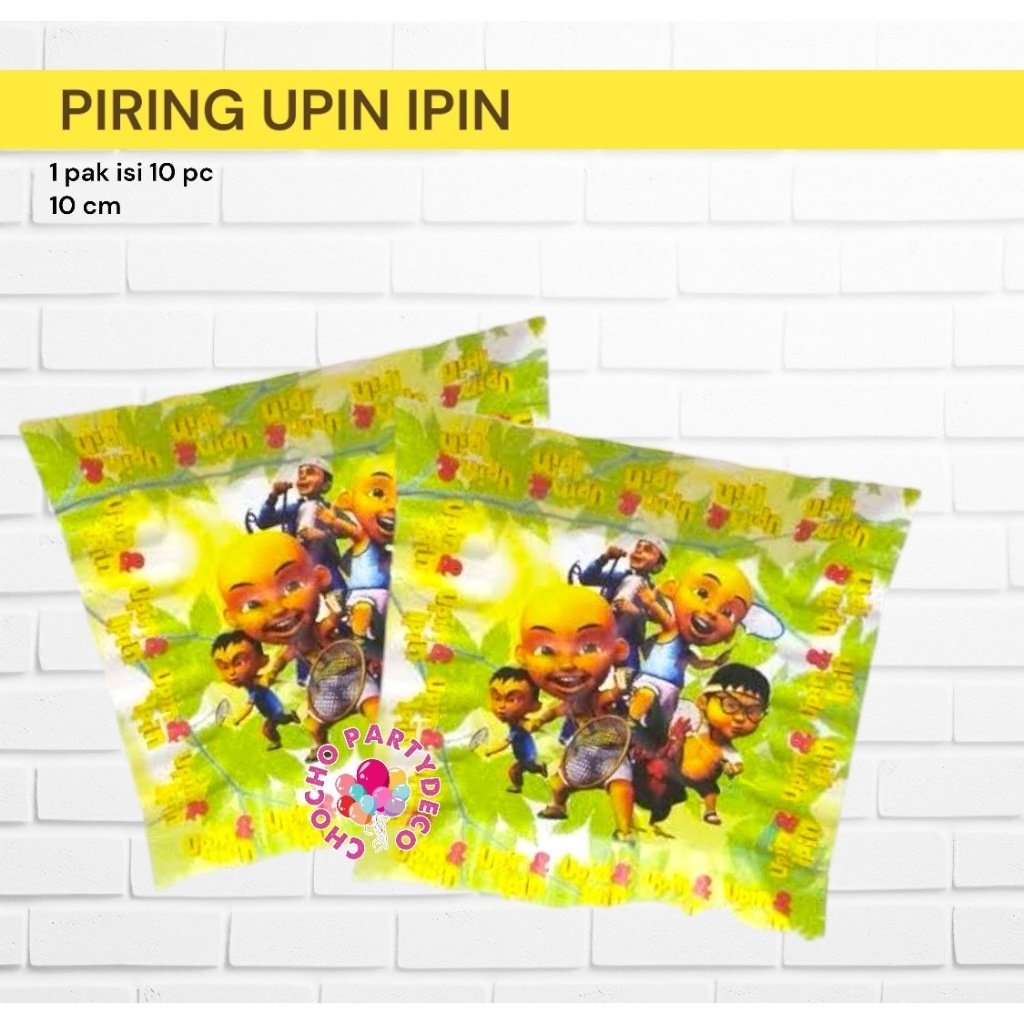 Piring Kue UPIN IPIN / Piring Kue Ulang Tahun Upin Ipin