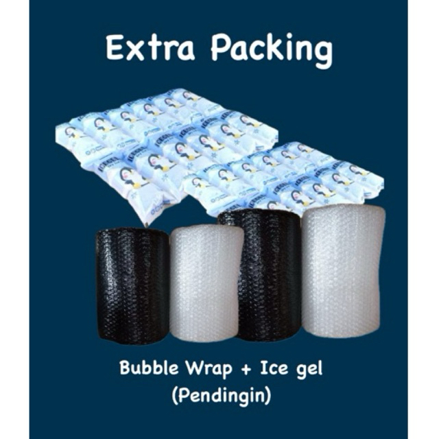 

Extra Packing Bubble Wrap & Ice Gel