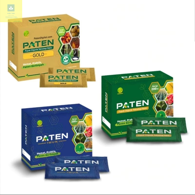 Pupuk Paten Gold / Paten Organik / Imun Paten Teknologi Nano